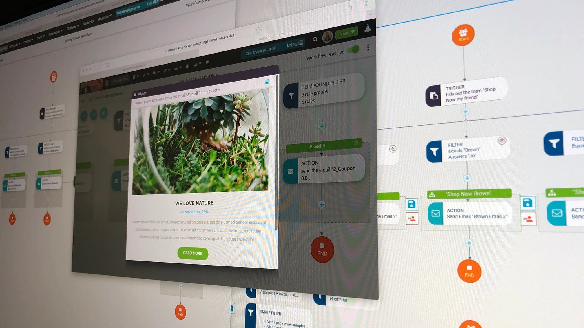Visual Workflow Builder
